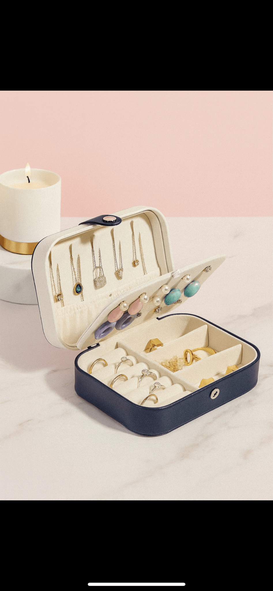 Boite à bijoux - Compacte & Elégante - NananouilleStudioNananouilleStudioNananouilleStudio