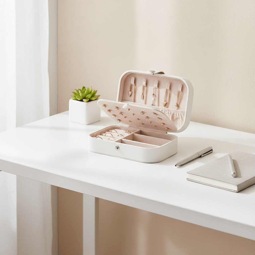 Boite à bijoux Portable - Compacte & Elégante - NananouilleStudioNananouilleStudioNananouilleStudio