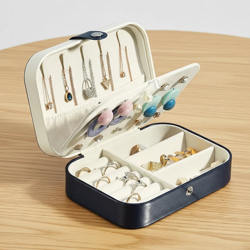 Boite à bijoux Portable - Compacte & Elégante - NananouilleStudioNananouilleStudioNananouilleStudio